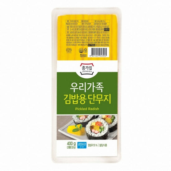 JONGGA eingelegter Rettich für Gimbap (Danmuji) 18 x 400g