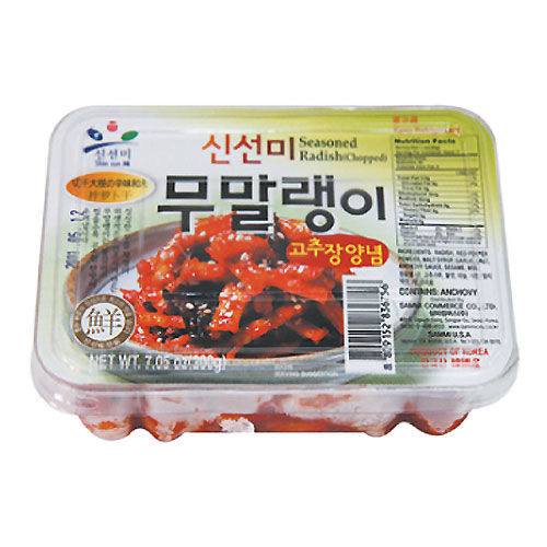 SHINSUNMI Gewürzter getrockneter Rettich (Mumalangi Muchim) 200g x 16