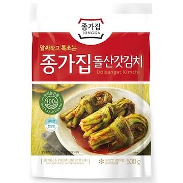 JONGGA Dolsan Gat Kimchi 500g x 10