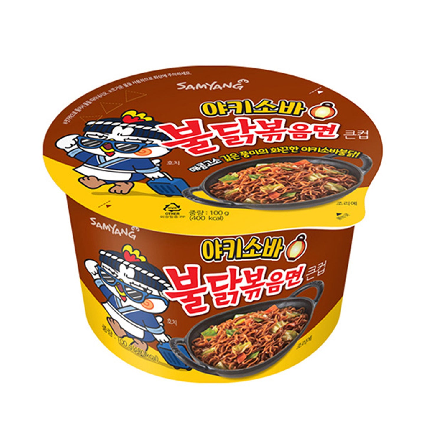 SAMYANG Yakisoba Buldak Ramen, Schüssel 100g x 16