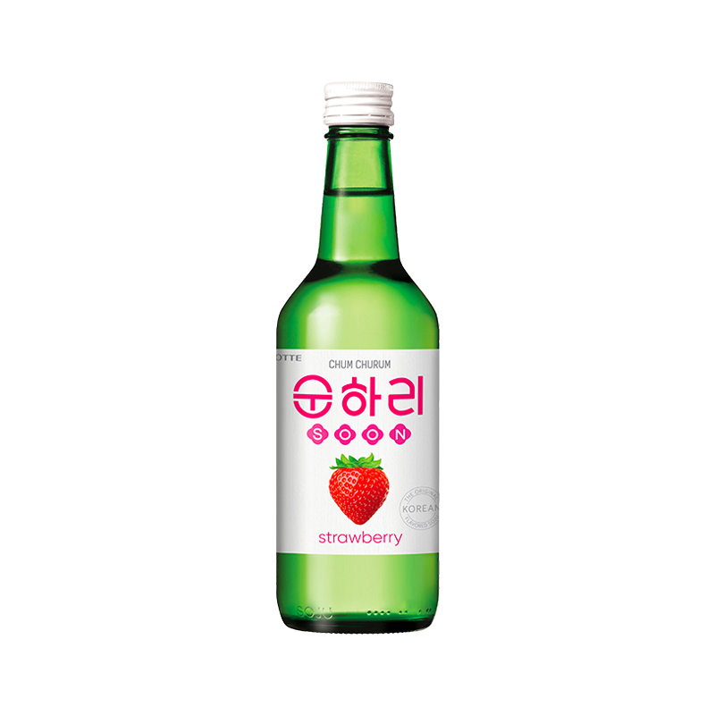 LOTTE Sunhari Soju 12% Erdbeere 350ml x 20