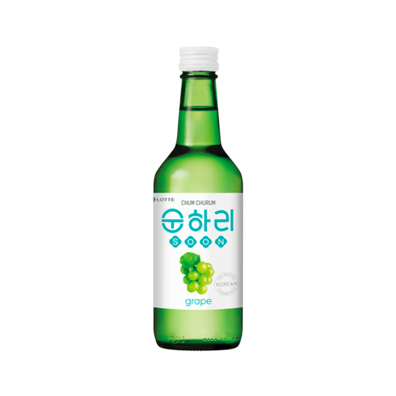LOTTE Sunhari Soju 12% Trauben 350ml x 20