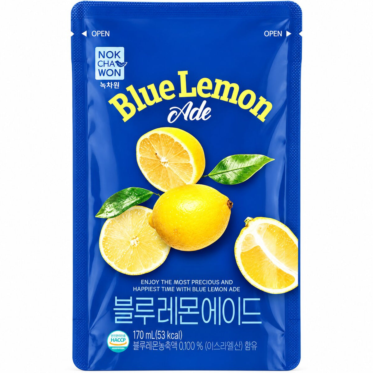 NOKCHAWON Blue Lemon-Getränk Ade 170ml x 10 x 3