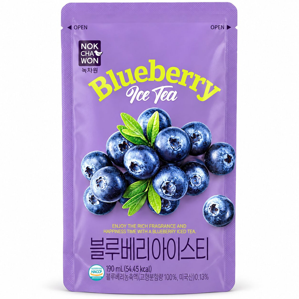 NOKCHAWON Eistee-Getränk Blaubeer Ade 170ml x 10 x 3