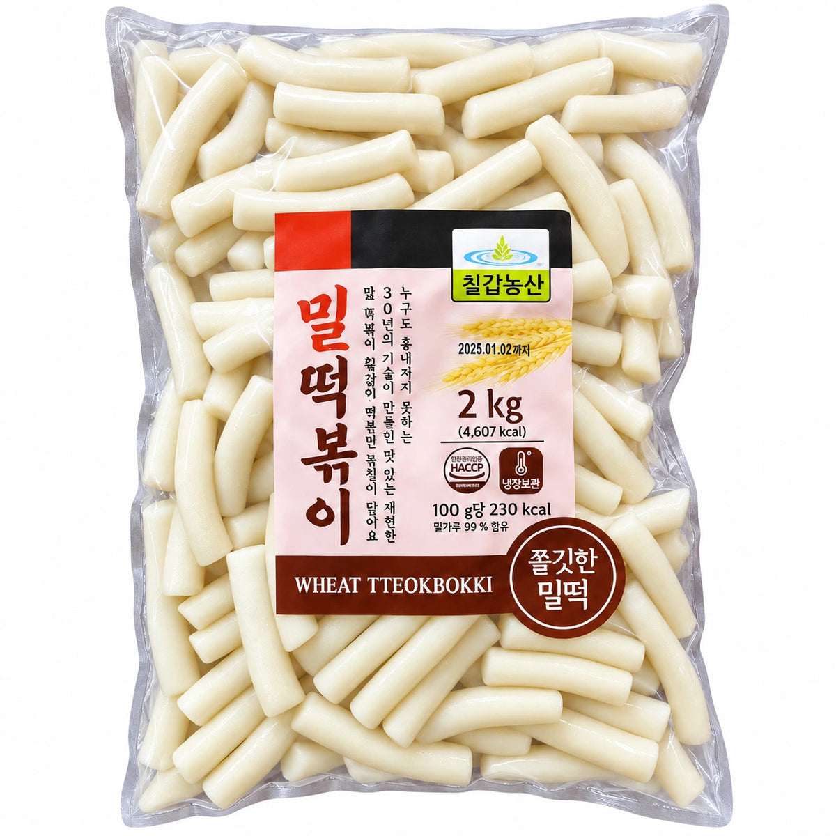CHILKAB Tteokbokki aus Weizen 2kg x 6