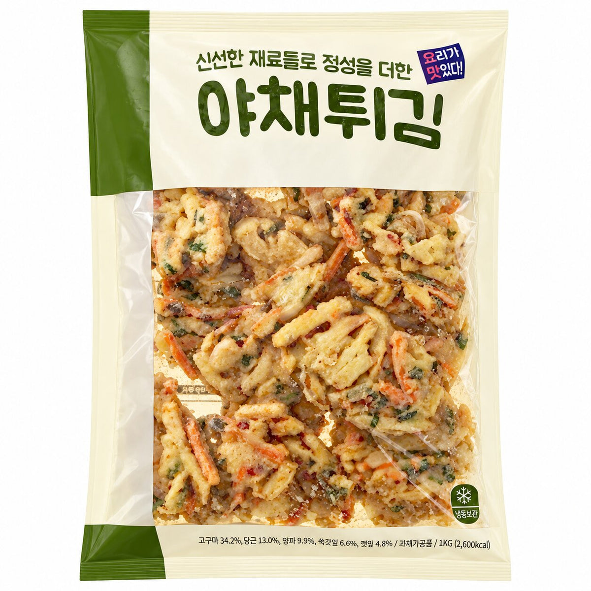 F-ONE Gekochtes Gemüse Tempura 1kg x 8