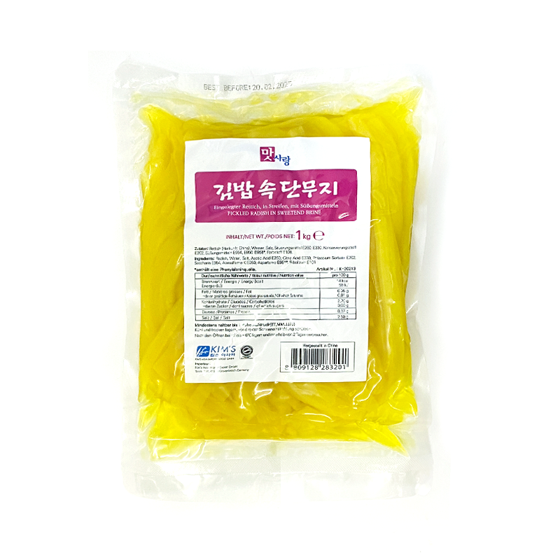 MATSARANG eingelegter Rettich für Gimbap (Danmuji) 1kg x 14