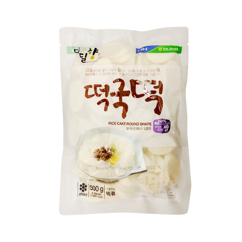 NONGHYUP Reiskuchen (in Scheiben / Tteokguk) 1kg x 12