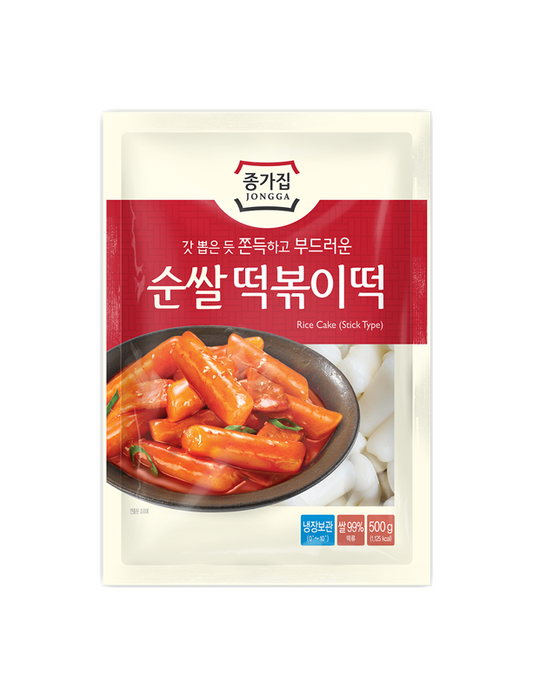 JONGGA Reiskuchen (Stäbchen-Form / Tteokbokki) 500g x 10