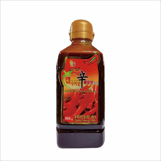 CHEONGWOO Capsaicin Chili Sauce 550g x 12 (Ab 3 Fl. bestellbar)