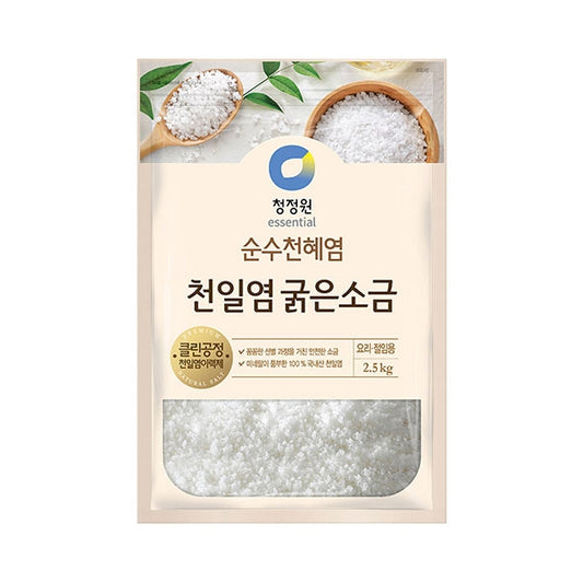 CHUNGJUNGONE Meersalz (grob), für Kimchi 2.5kg x 6