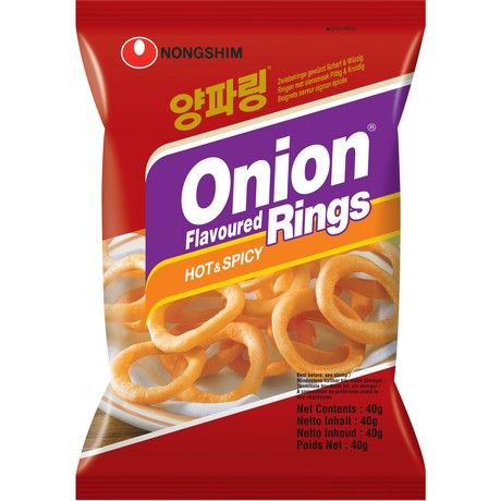NONGSHIM Zwiebelringe Scharf 40g x 20