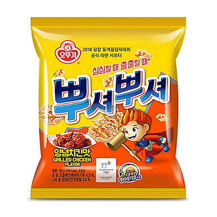 OTOKI Ramen Snack (Ppushu Ppushu), Chicken 90g x 24