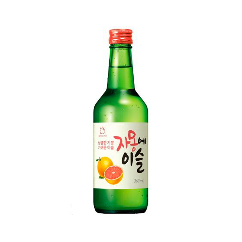 JINRO Chamisul Grapefruit Soju  13% 360ml x 20