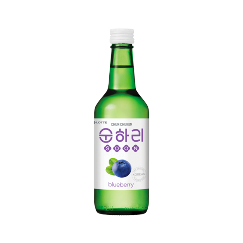 LOTTE Sunhari Soju 12% Blaubeere 350ml x 20