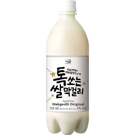 WOORISOOL Makgeolli (Reis Wein) 6% 750ml x 20