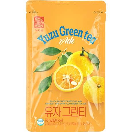 NOKCHAWON Yuzu Grüner Tee Getränk Ade 170ml x 10 x 3