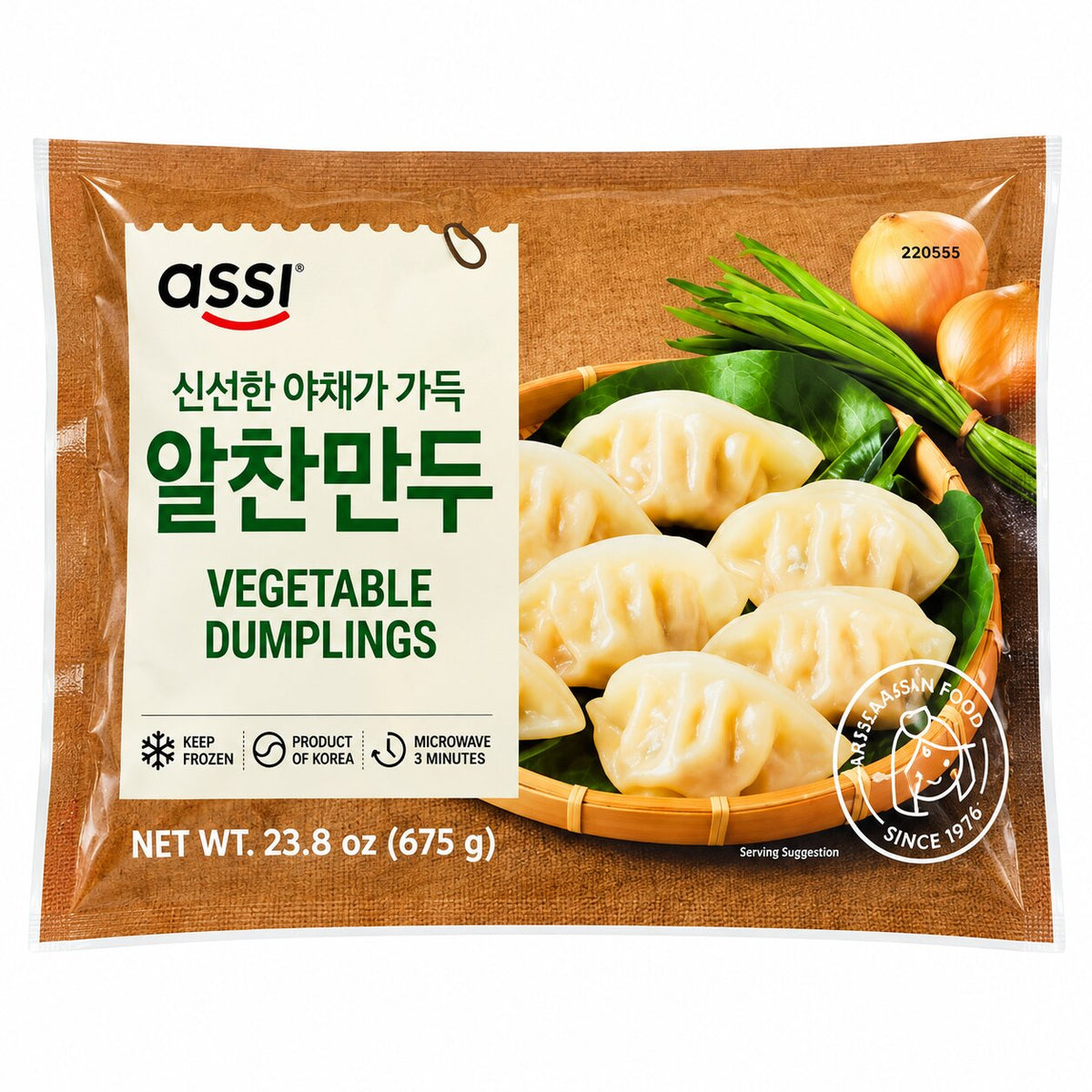 ASSI Alchan Mandu-Gemüse Gyoza, vegitarisch 12 x 675g