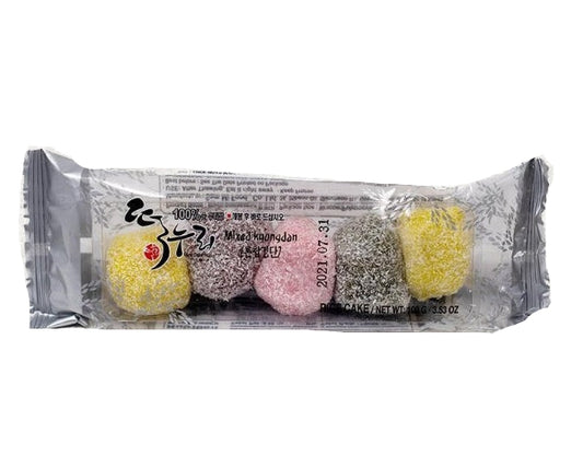DDEOKNURI Koreanische Mochi, Tteok 5 Farben (20g x 5) x 50