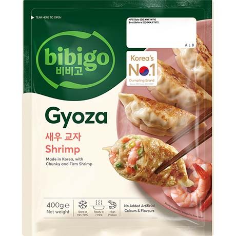 BIBIGO Garnelen Gyoza Teigtaschen 400 g × 16