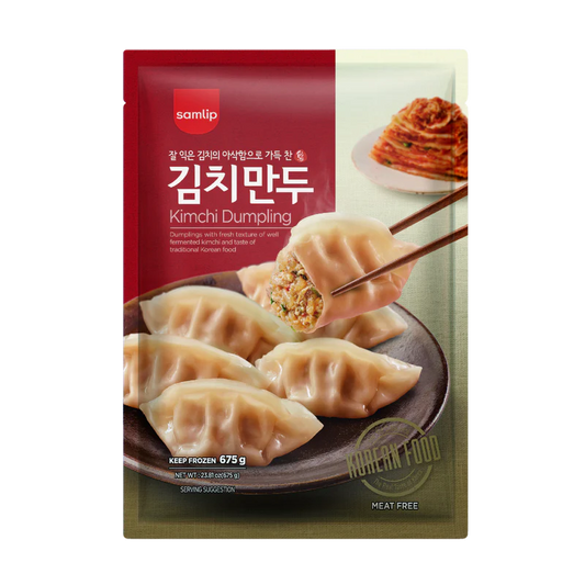 SAMLIP Teigtaschen, Mandu mit Kimchi 675g×12