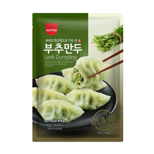 SAMLIP Teigtaschen, Mandu mit Schnittlauch 675g×12