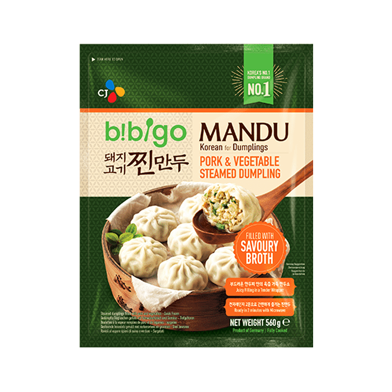 BIBIGO Gedämpfte Mandu mit Schwein und Gemüse 560g x 15