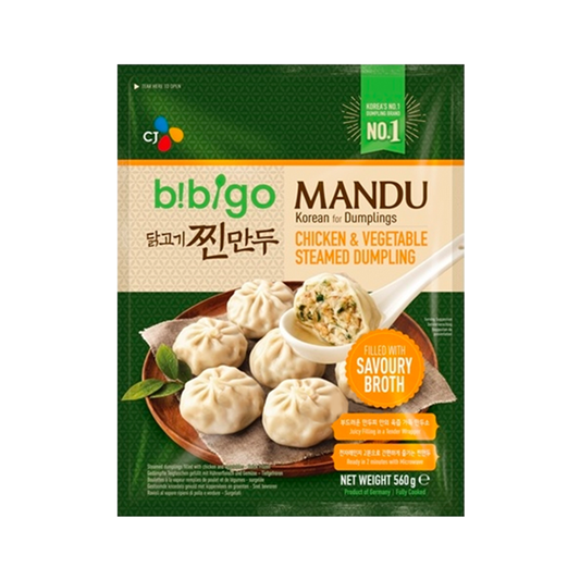 BIBIGO Gedämpfte Mandu mit Hühnchen und Gemüse 560g x 15