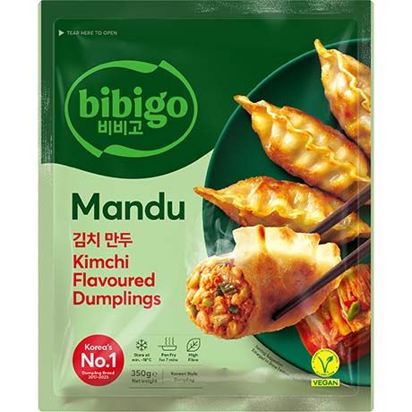 BIBIGO Vegan Kimchi Gyoza Mandu 350g x 20