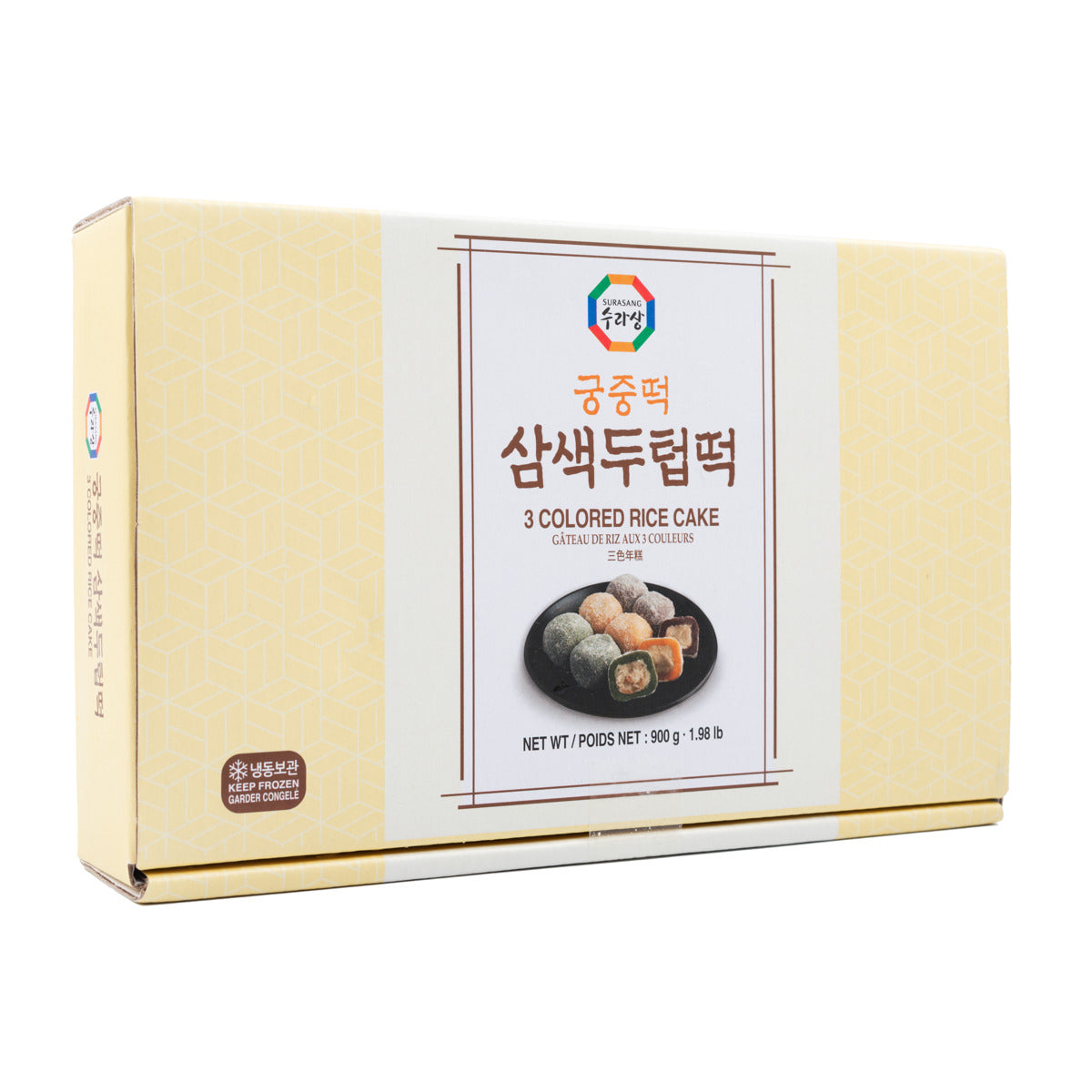 SURASANG Reiskuchen Dreifarbige Tteok 900g
